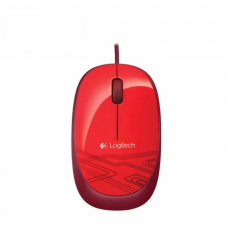 Logitech M105 USB Wired Mouse - Red